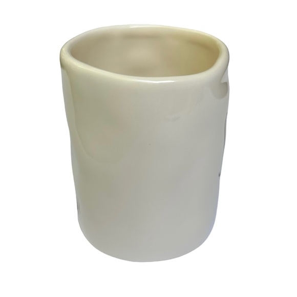 Rae Dunn SING Mug White Black Large Letter Dimples NWT 2017 OG - Picture 6 of 12